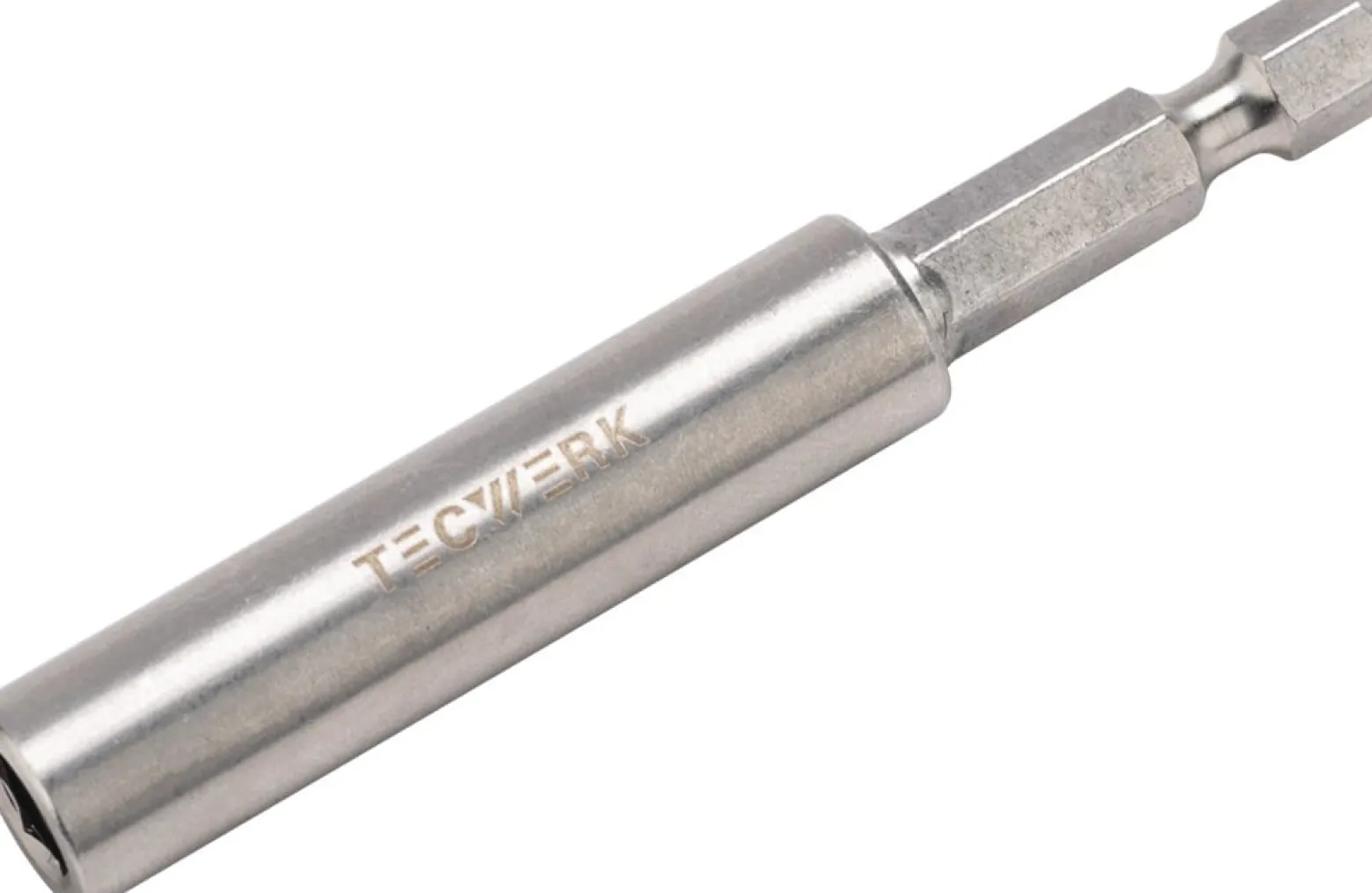 Bithalter 1/4 Zoll F 6,3 1/4 Zoll C 6,3 Magnet,Spreng-Ri L.75mm TECWERK