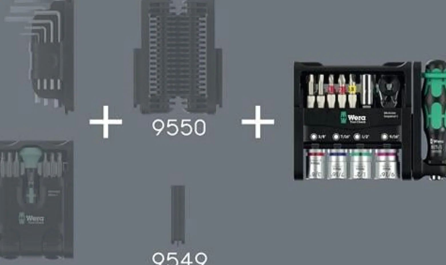 Bitsortiment Tool-Check Modular Imperial 1 21-tlg.WERA