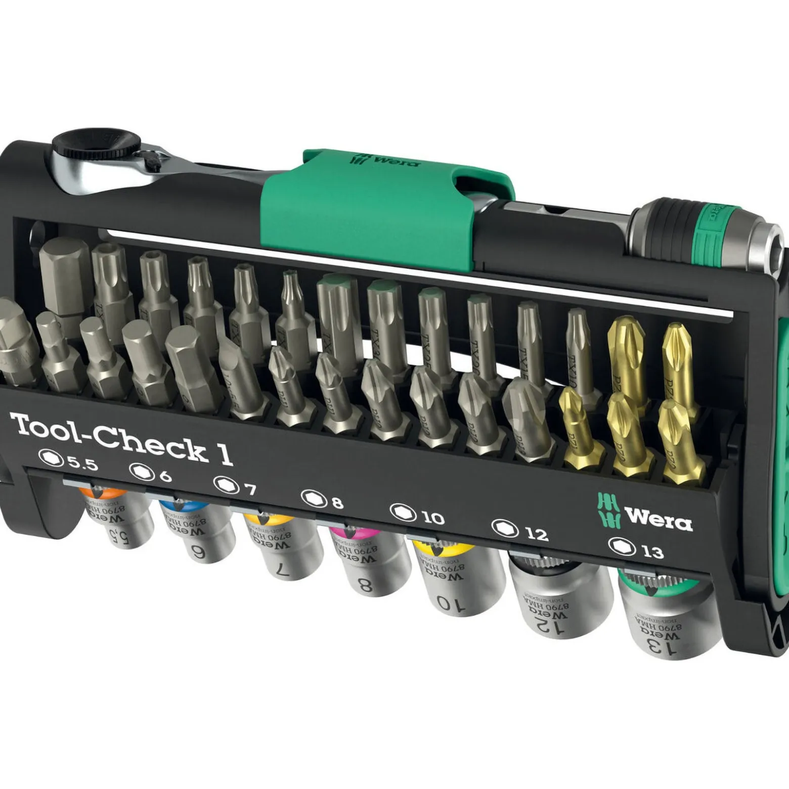 Bit-/Steckschlüsselset Tool-Check 1 38-tlg.WERA