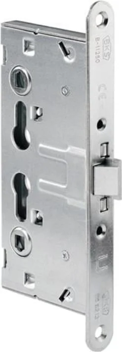 BKS FS-Einsteckschloss 1125 PZW 24/65/72/9mm DIN L/R verz.rd - B-11250-00-U-2