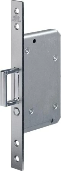 BKS Schiebetür-Einsteckschl.0393 STA silber ktg.20/55mm m.Springg.u.Auslösek - 3930023