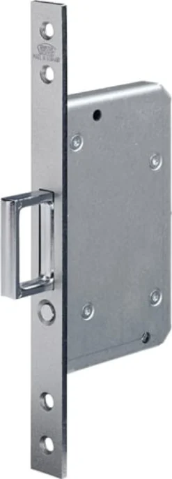 BKS Schiebetür-Einsteckschl.0393 STA silber ktg.20/55mm m.Springg.u.Auslösek - 3930023