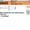Blindniete R 88405 FLAKO 4x 6 Niet A 2/Dorn Stahl verz. 500 Stück