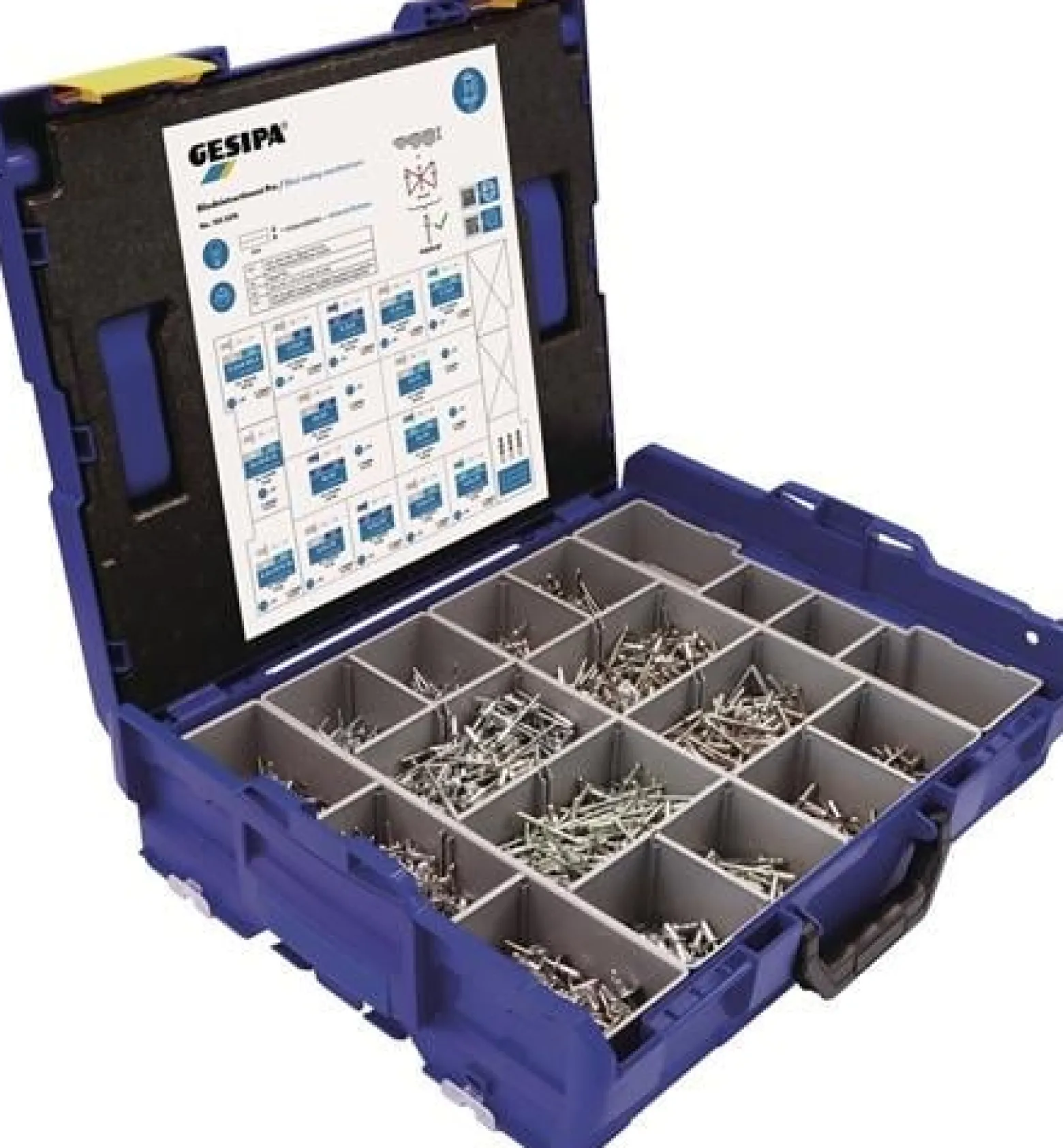 Blindnietsortiment Pro 1578-tlg.Ku.-Koffer GESIPA