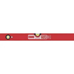 BMI Wasserwaage SUPERSTAR 120cm Alu.rot ± 0,5 mm/m m.Magnet - 696120 PM