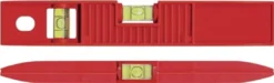 BMI Wasserwaage TORPEDO 25cm ABS rot ± 1mm/m m.Magnet - 685025003M