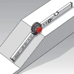 BMI Winkelmessgerät WINKELSTAR Messber.0-270Grad Schenkel-L.80x60cm - 715 060 080