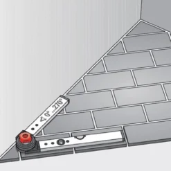 BMI Winkelmessgerät WINKELSTAR Messber.0-270Grad Schenkel-L.80x60cm - 715 060 080