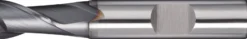 Bohrnutenfräser DIN 327D TypN D.2mm HSS-Co8 TiCN Weldon Z.2 kurz TECWERK