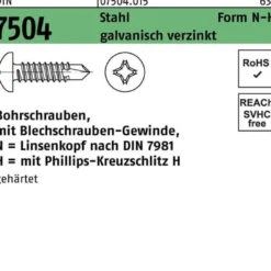 Bohrschraube DIN 7504 LIKO N 3,9x25-H Stahl galv.verz. 1000St.