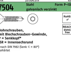 Bohrschraube DIN 7504 SEKO ISR P 4,2x38-T20 Stahl galv.verz. 500St.