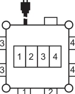 Brennenstuhl Kompakter Stromverteiler BSV 3-32A / TPE - 1153690400
