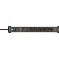 Brennenstuhl Premium-Protect-Line 60.000A Überspannungsschutz-Steckdosenleiste mit USB-Ladefunktion 6-fach 3 m H05VV-F 3G1,5 - 1391010610