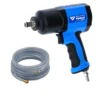 BRILLIANT TOOLS Druckluft-Schlagschrauber 1/2" 1.450 Nm inkl. PVC-Gewebeschlauch