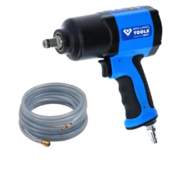 BRILLIANT TOOLS Druckluft-Schlagschrauber 1/2" 1.450 Nm inkl. PVC-Gewebeschlauch