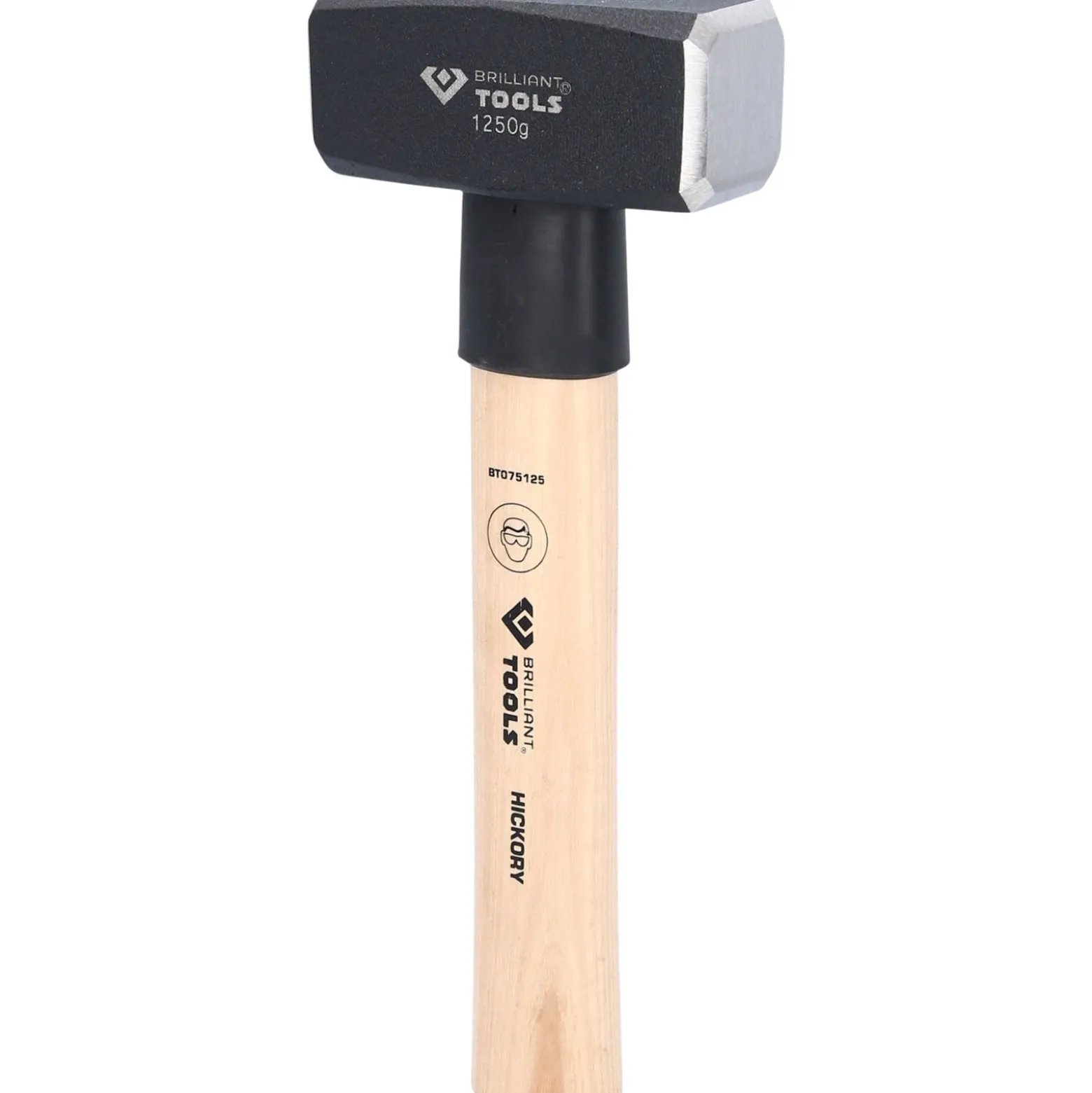 BRILLIANT TOOLS Fäustel mit Hickory-Stiel 1250 g - BT075125