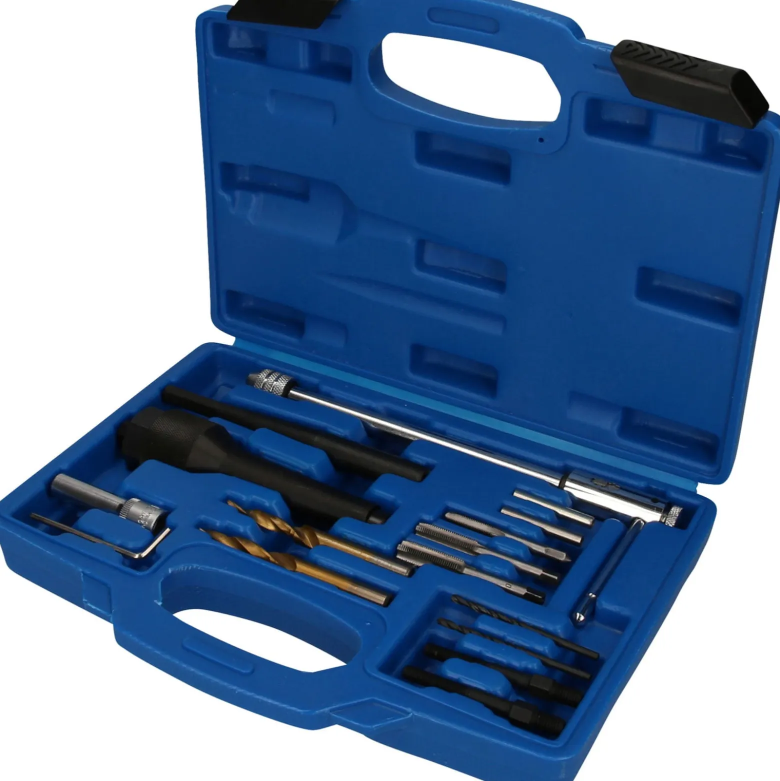 BRILLIANT TOOLS Glühkerzen-Ausbau- und Gewinde-Reparatur-Satz 16tlg. - BT561030