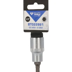 BRILLIANT TOOLS 1/2" Innensechskant Bit-Stecknuss 55 mm lang 6 mm - BT022861