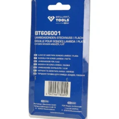BRILLIANT TOOLS 1/2" Lambdasonden-Stecknuss flach - BT606001
