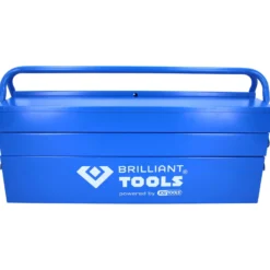 BRILLIANT TOOLS Metall-Werkzeugkasten klappbar - BT150800