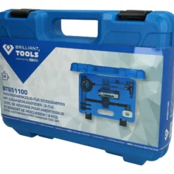 BRILLIANT TOOLS Montagewerkzeug für Stoßdämpfer mit Zuganschlagsfeder 8tlg. - BT651100