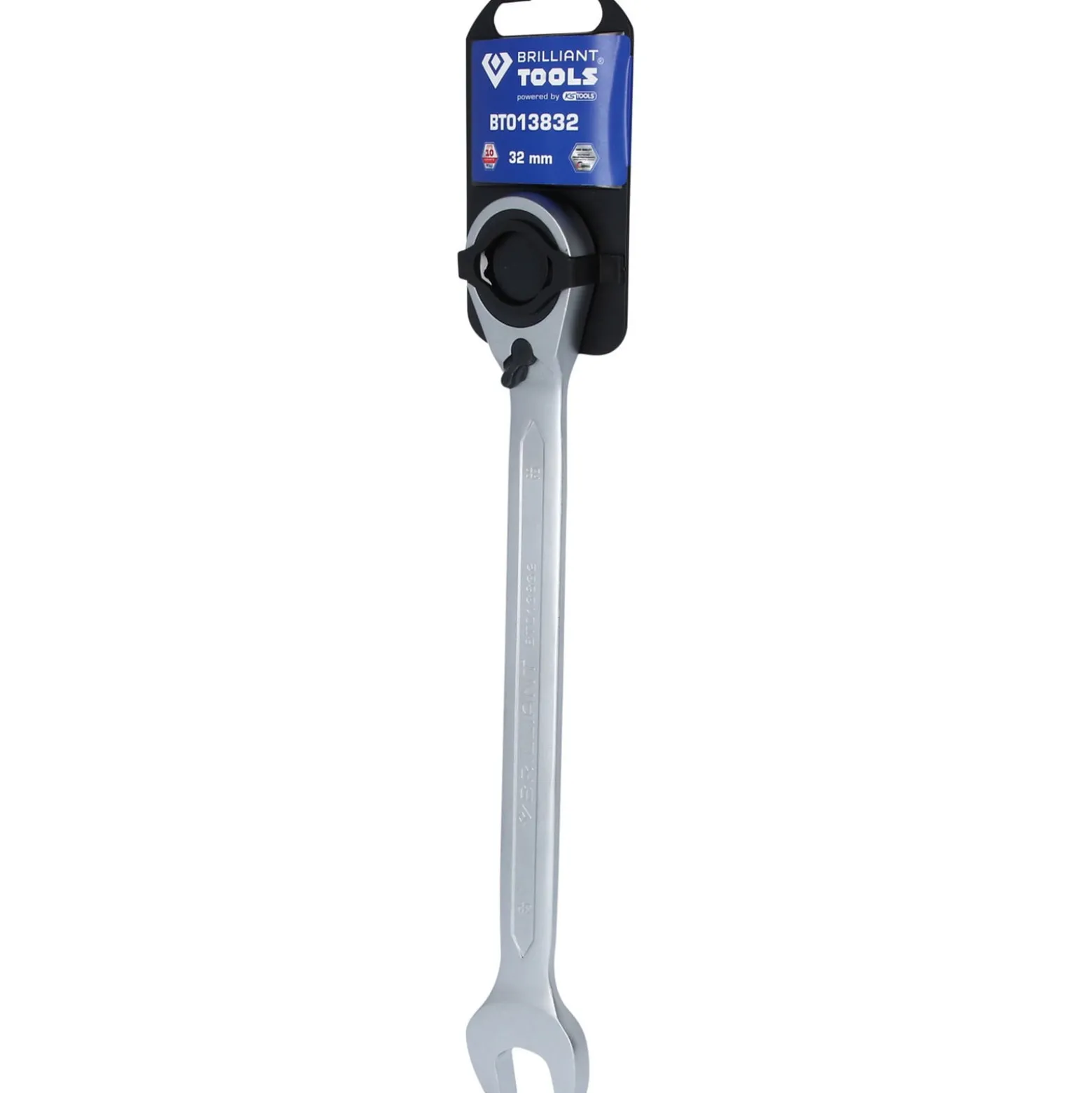 BRILLIANT TOOLS Ratschenringschlüssel umschaltbar 32 mm - BT013832