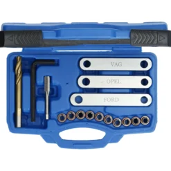 BRILLIANT TOOLS Reparatursatz für Bremsgewinde M9 x 1,25 16tlg. - BT701100