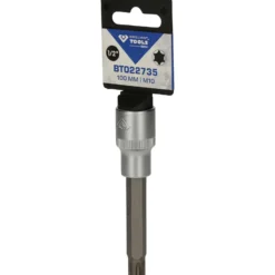 BRILLIANT TOOLS 1/2" RIBE-Bit-Stecknuss 100 mm lang M10 - BT022735