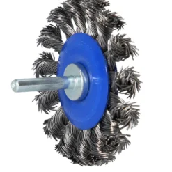 BRILLIANT TOOLS Scheibenbürste gezopft Ø 75 mm mit 6 mm Aufnahme - BT103109