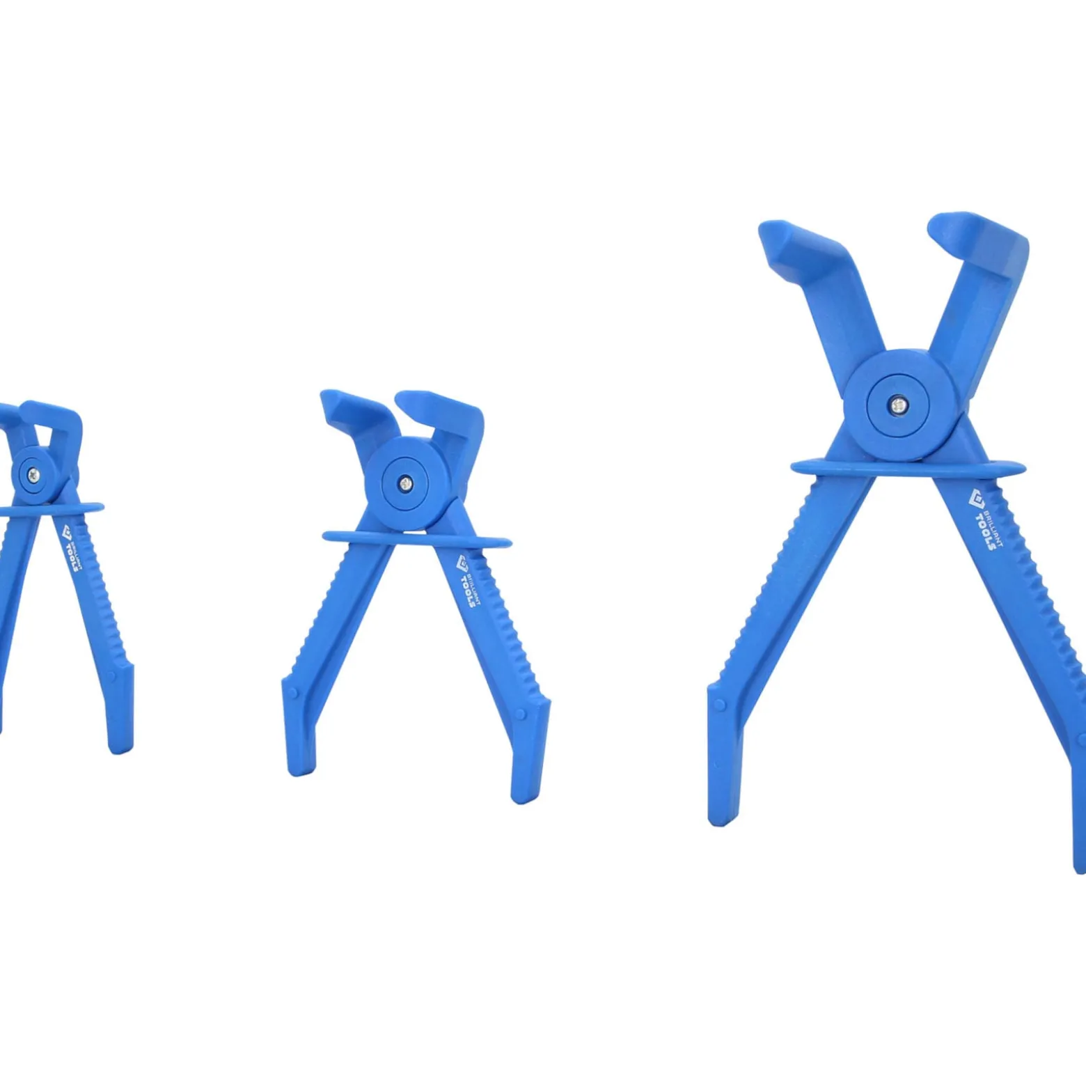 BRILLIANT TOOLS Schlauch-Abklemm-Zangen-Satz 90° abgewinkelt 3tlg.- BT521015