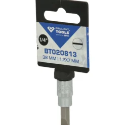 BRILLIANT TOOLS 1/4" Schlitz Bit-Stecknuss 1,2 x 7 mm - BT020813