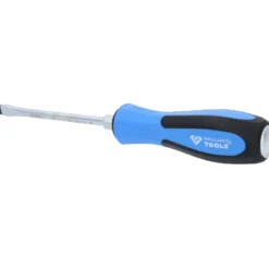 BRILLIANT TOOLS Schraubendreher Schlitz mit Schlagkappe 6,0 x 100 mm - BT031051
