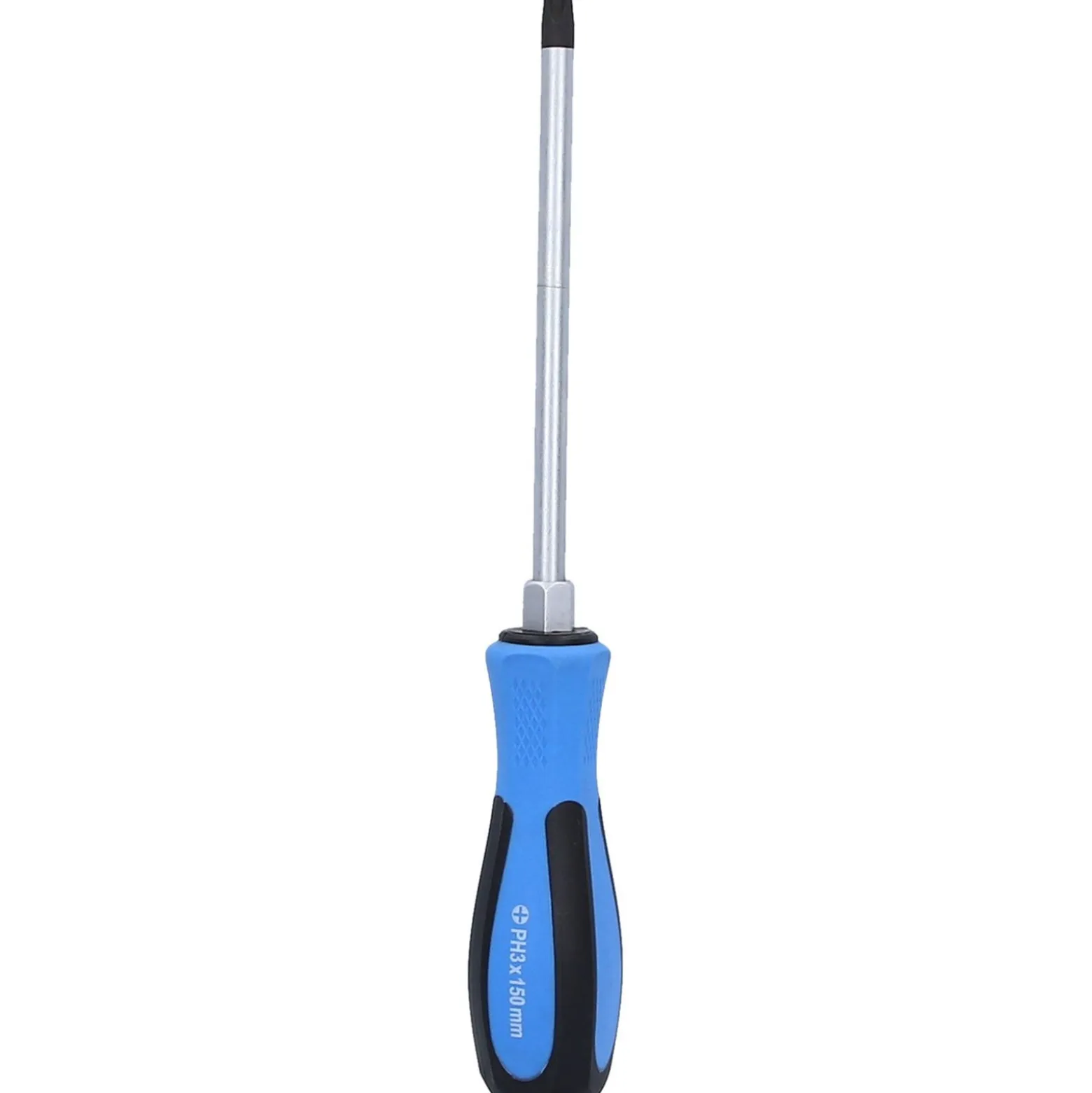 BRILLIANT TOOLS Schraubendreher Kreuzschlitz mit Schlagkappe PH3 x 150 mm - BT031047