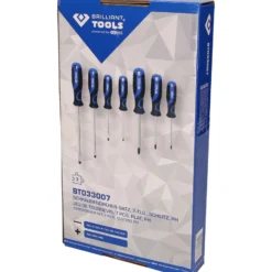 BRILLIANT TOOLS Schraubendreher-Satz 7tlg. Schlitz PH - BT033007