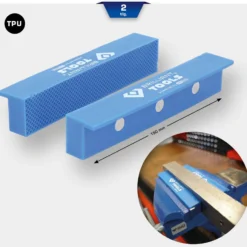 BRILLIANT TOOLS Schraubstock-Schonbacken mit Struktur 2tlg. Kunststoff - BT156941