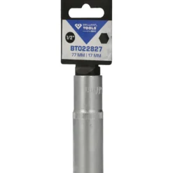 BRILLIANT TOOLS 1/2" Sechskant-Stecknuss lange Ausführung 17 mm - BT022827