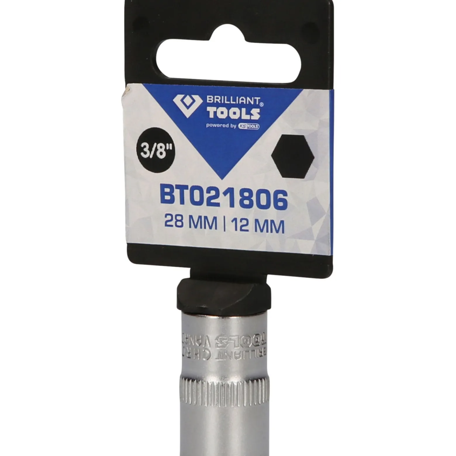 BRILLIANT TOOLS 3/8" Sechskant-Stecknuss 12 mm - BT021806