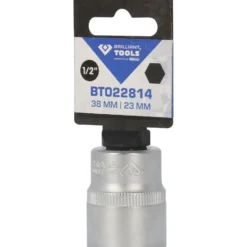 BRILLIANT TOOLS 1/2" Sechskant-Stecknuss 23 mm - BT022814