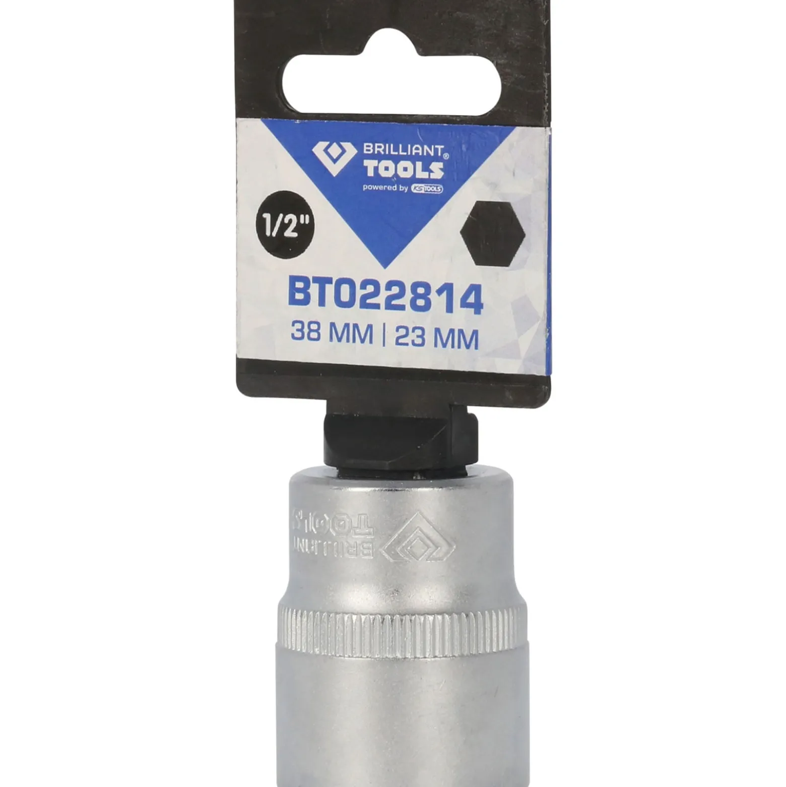 BRILLIANT TOOLS 1/2" Sechskant-Stecknuss 23 mm - BT022814