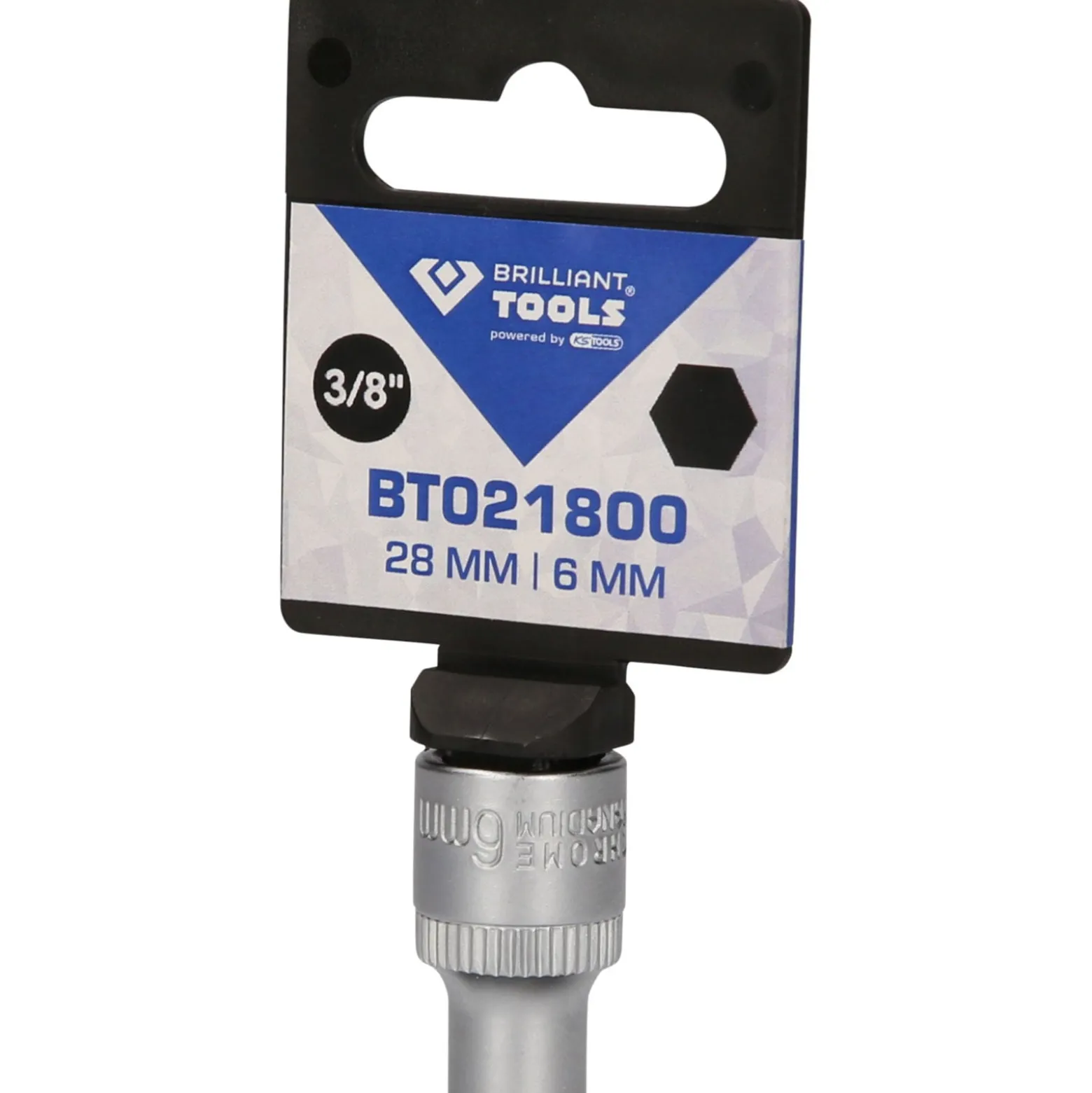 BRILLIANT TOOLS 3/8" Sechskant-Stecknuss 6 mm - BT021800