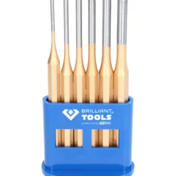 BRILLIANT TOOLS Splintentreiber / Durchtreiber-Satz 6tlg. - BT085070