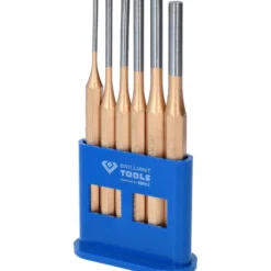 BRILLIANT TOOLS Splintentreiber / Durchtreiber-Satz 6tlg. - BT085070