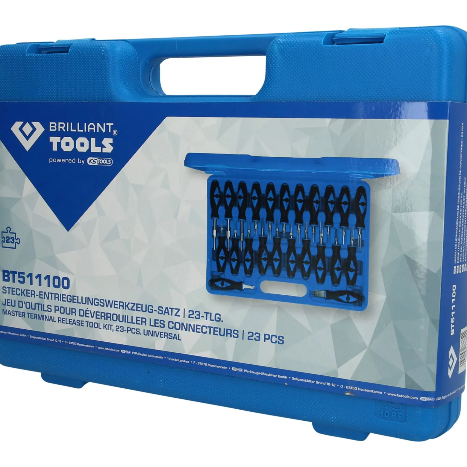BRILLIANT TOOLS Stecker-Entriegelungswerkzeug-Satz 23tlg. - BT511100