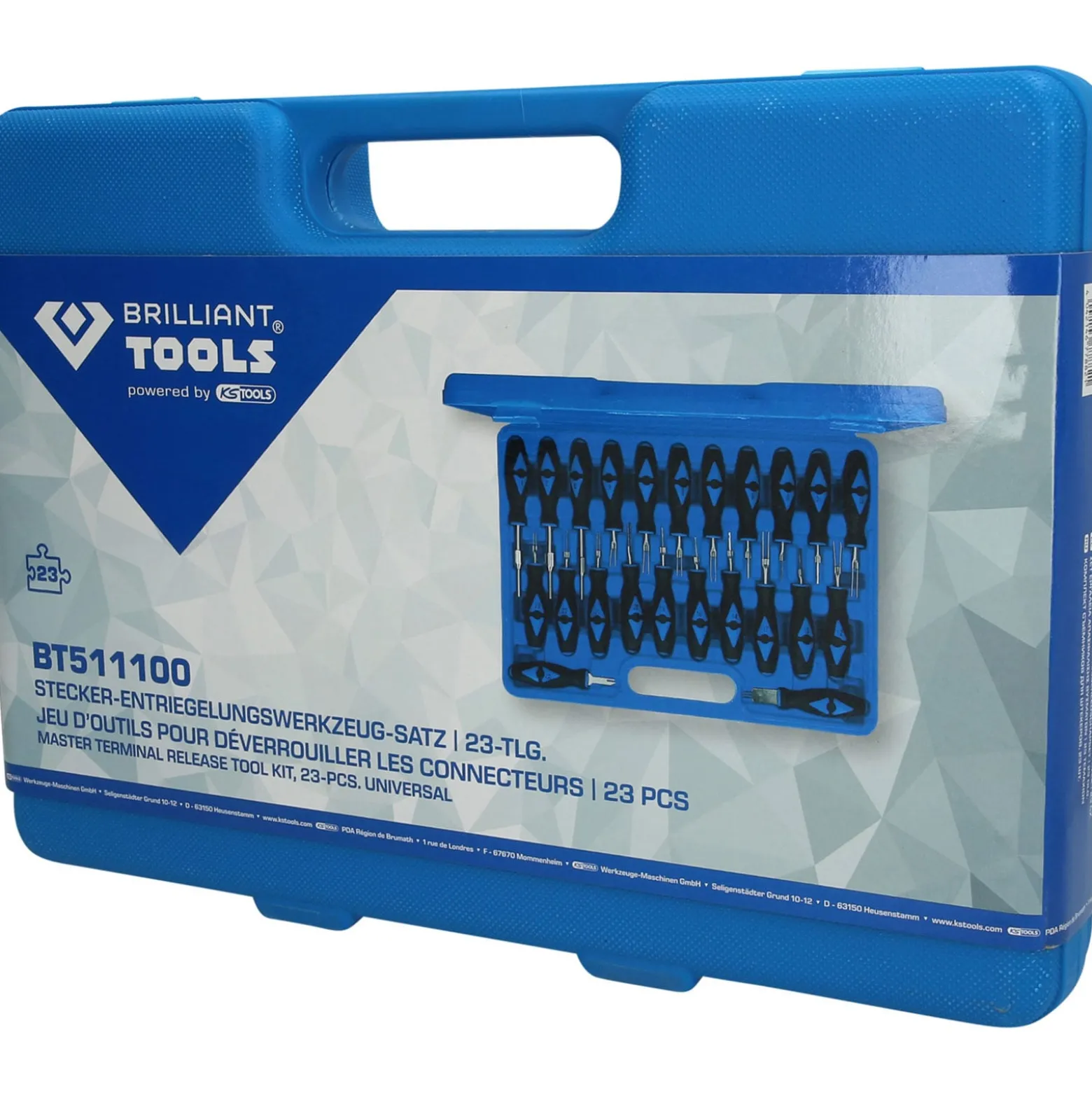 BRILLIANT TOOLS Stecker-Entriegelungswerkzeug-Satz 23tlg. - BT511100