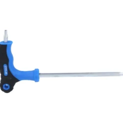 BRILLIANT TOOLS T-Griff-Torx® mit Stirnlochbohrung-Winkelstiftschlüssel T25 x 150 mm - BT041013
