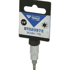BRILLIANT TOOLS 1/4" Torx-Bit-Stecknuss T15 - BT020972