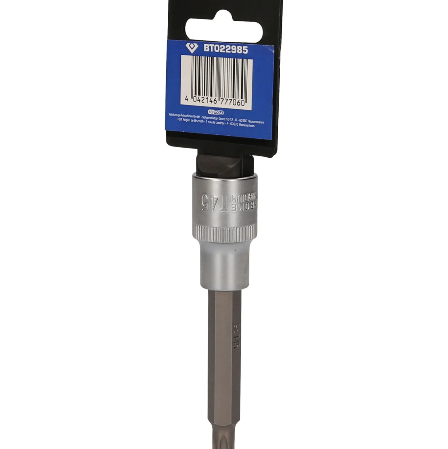 BRILLIANT TOOLS 1/2" Torx-Bit-Stecknuss 100 mm lang T45 - BT022985