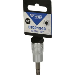 BRILLIANT TOOLS 3/8" Torx-Bit-Stecknuss T27 - BT021943