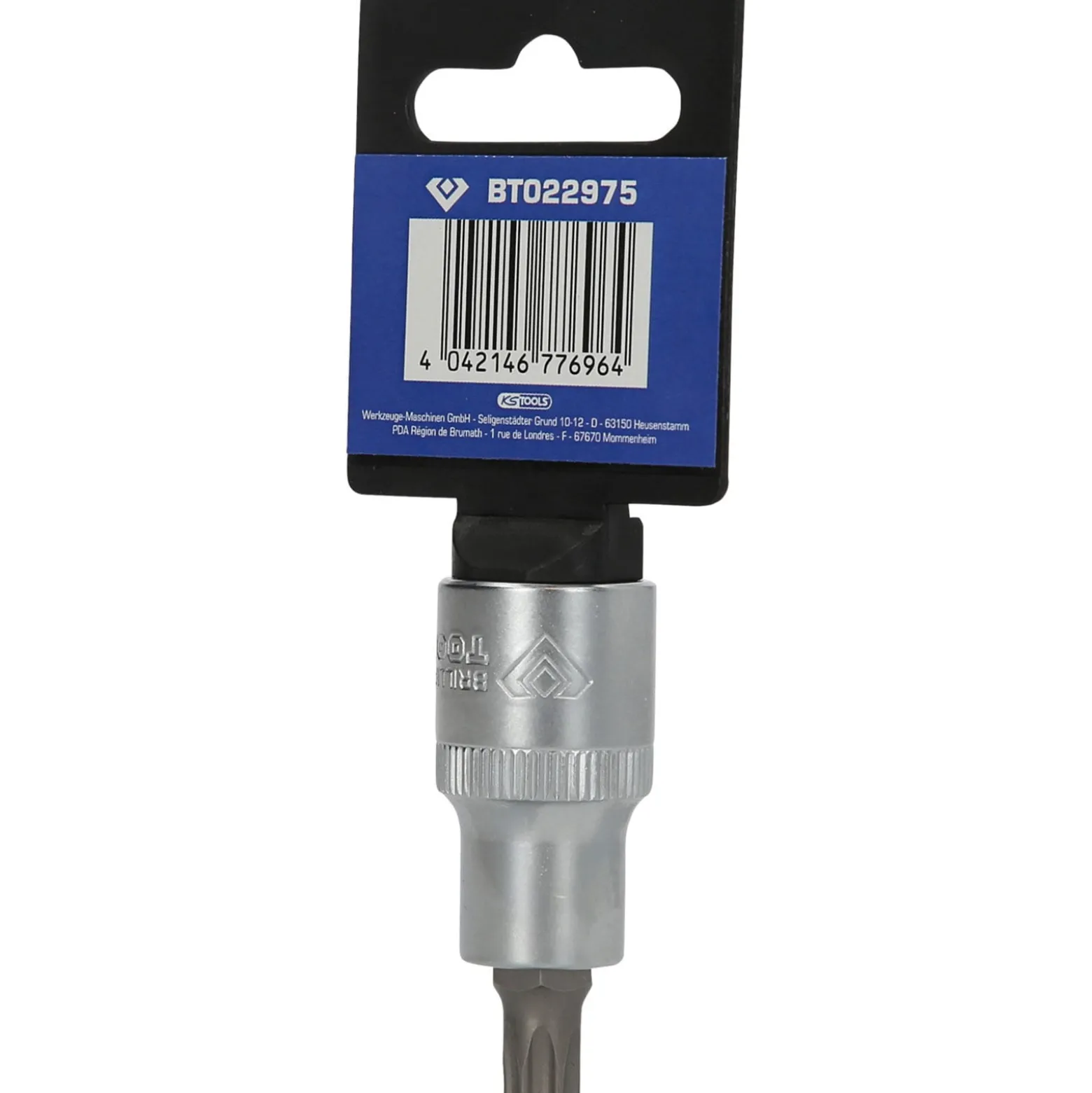 BRILLIANT TOOLS 1/2" Torx-Bit-Stecknuss 55 mm lang T45 - BT022975