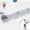 BRILLIANT TOOLS 3/8" Umschaltknarre mit Metallgriff 100 Zahn - BT021995